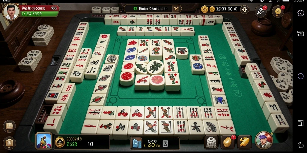 Tampilan gameplay Mahjong yang menarik dan penuh warna di 93337.