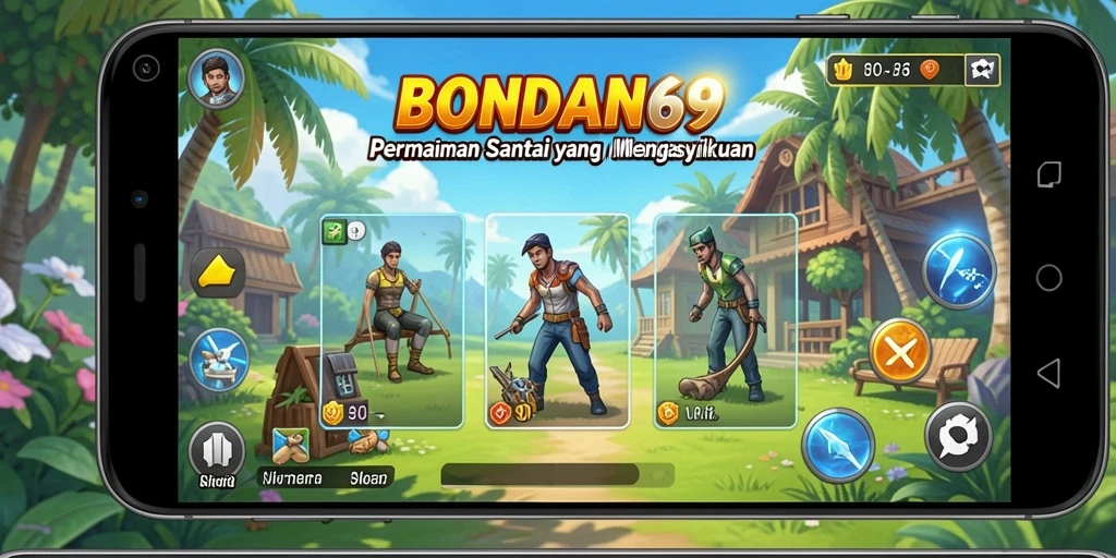 Gameplay santai dan menyenangkan dari BONDAN69.