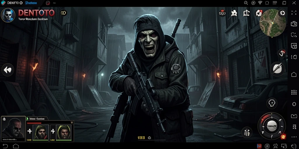 Gameplay DENTOTO dengan atmosfer horor yang mencekam dan menegangkan.