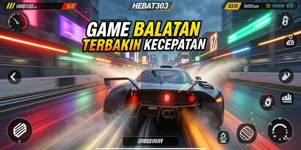 Tampilan seru dari balapan HEBAT303 dengan mobil cepat.