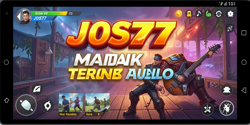 Tampilan gameplay <strong>JOS77</strong> dengan grafik yang menarik dan interaksi musik yang menyenangkan.