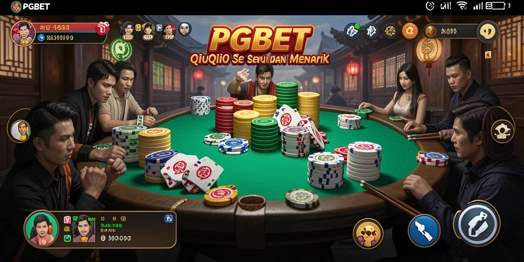 Tampilan menarik dari gameplay QiuQiu di PGBET.