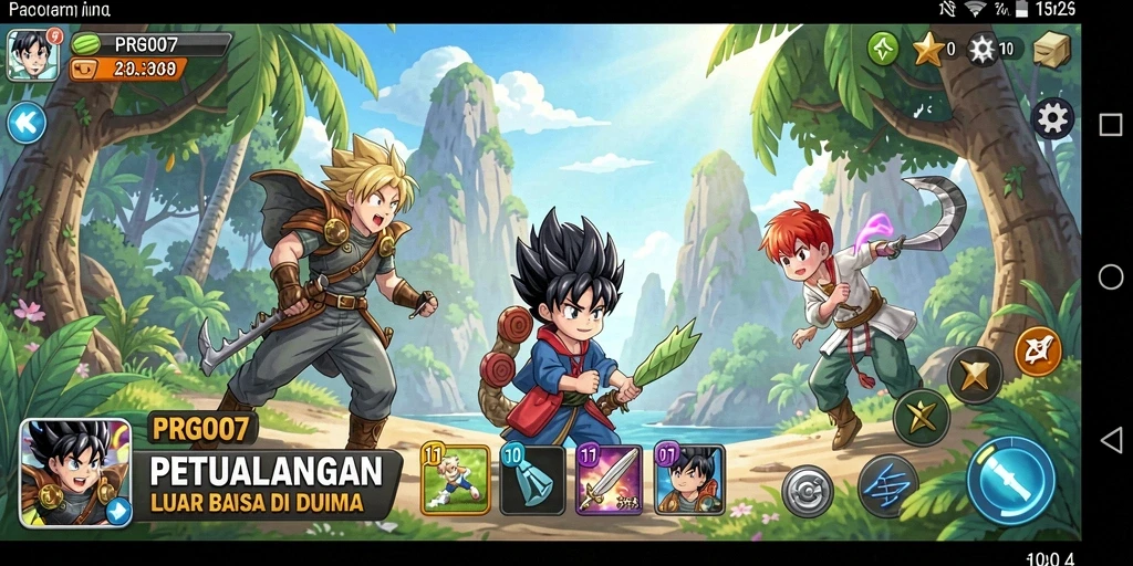 Gameplay PRG007 yang menakjubkan dengan grafis Anime yang berkualitas.