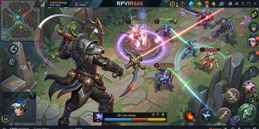 Tampilan gameplay RPVIP6 yang memukau dan menantang.