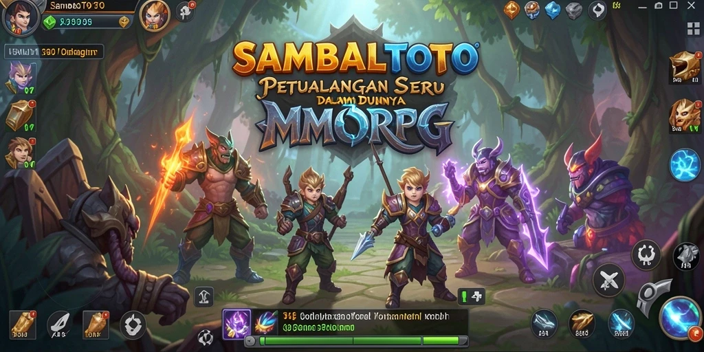 Screenshot gameplay SAMBALTOTO yang menunjukkan aksi seru dalam petualangan MMORPG.